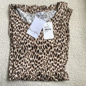 Love Fire Leopard Print Girl’s Dress, XL, NWT